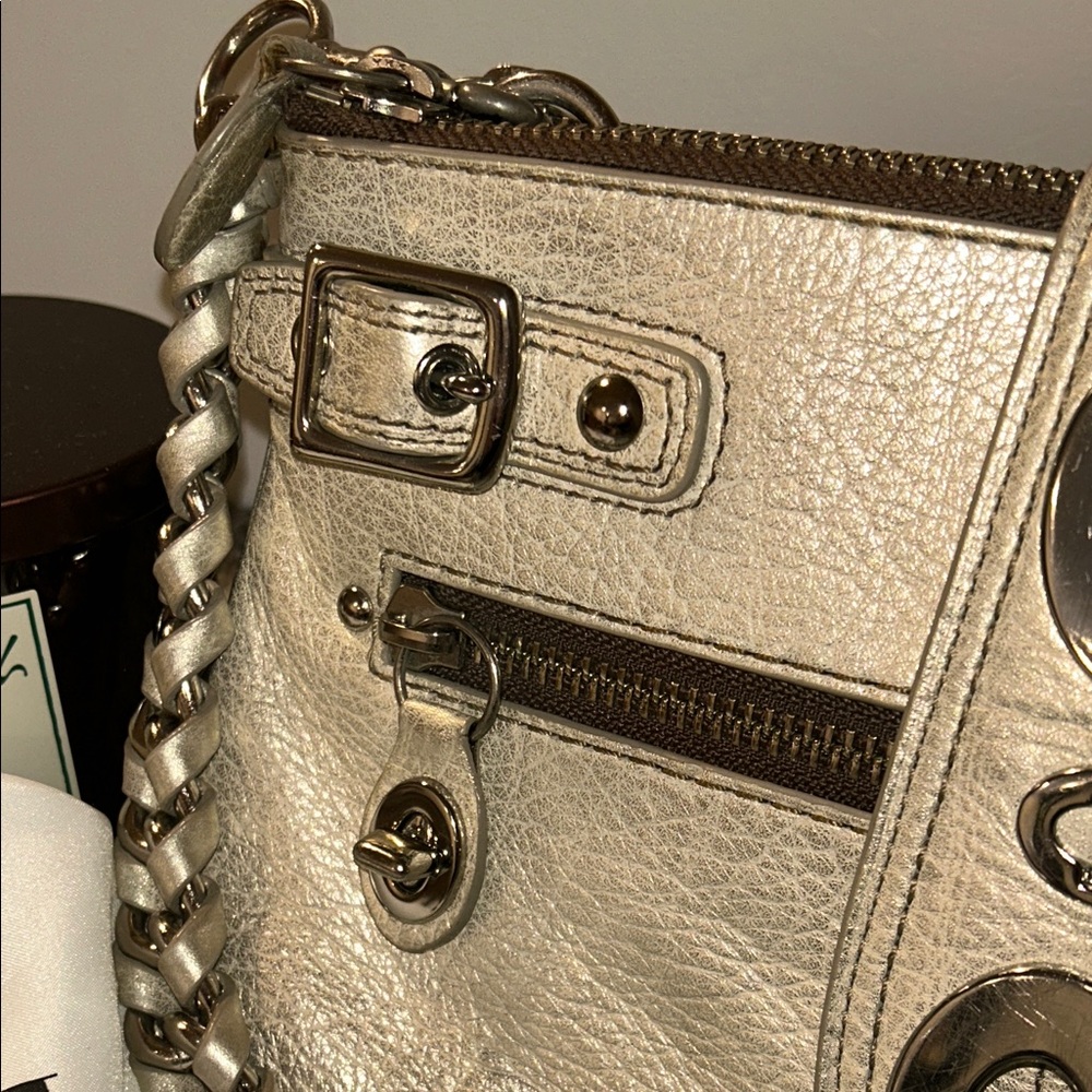 Coach Bridget 65th Anniversary Legacy Limited Ed. Bronze Clutch Shoulder Bag - Picture 7 of 16